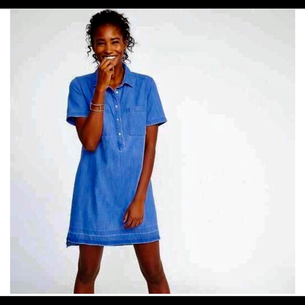Chambray shirt dress!